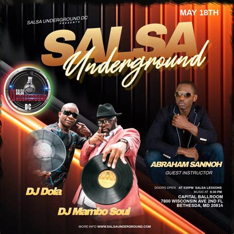 Salsa Underground DC Social (?? ?), 7800 Wisconsin Ave, Bethesda, MD ...
