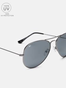Buy HRX by Hrithik Roshan Aviator Sunglasses Black For Women Online ...