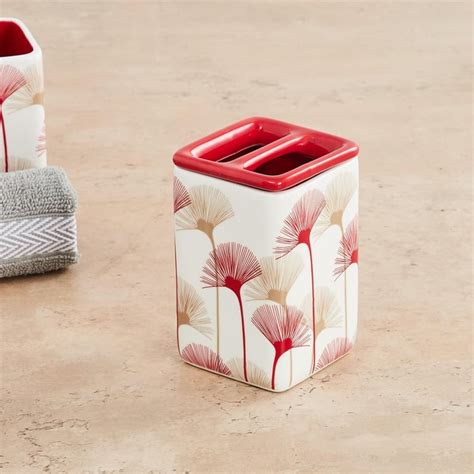 Buy Hudson Floral Print Tooth Brush Holder from Home Centre at just INR ...