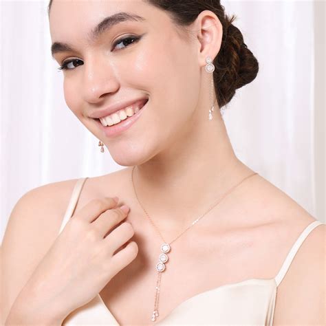 Circlet Symphony Silver Necklace Set - Touch925 Silver Jewellery