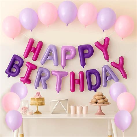 Party Propz Rubber Happy Birthday Banner With Name – Birthday ...