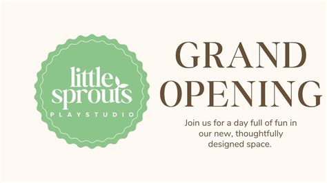 Opening Day ??, Little Sprouts Play Studio, New Castle, 29 March 2025 ...