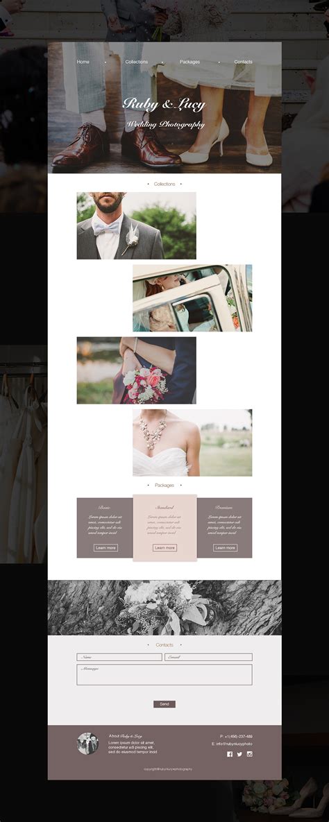 婚纱摄影网站设计（附高清婚礼摄影图片下载）|网页|企业官网|江户王 - 原创作品 - 站酷 (ZCOOL)