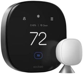 ecobee New Smart Thermostat Premium with Smart Sensor and Air Quality ...
