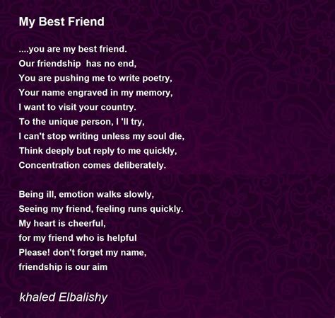 You Are My Best Friend Poems