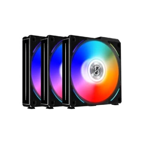 Genuine Lian Li UNI Fan AL120 Black | ARGB Case Fan Triple Pack ...