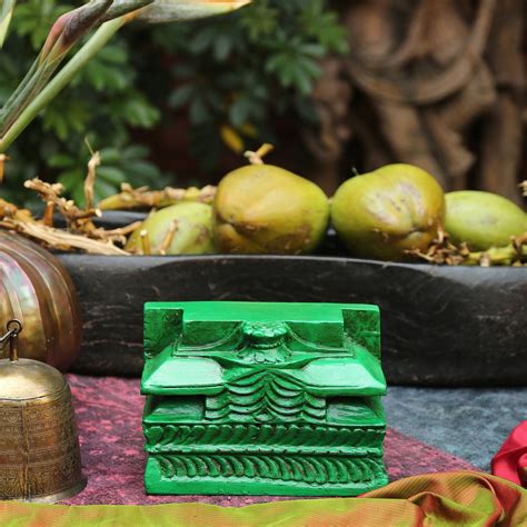 Carved Wooden Block – Revive Home