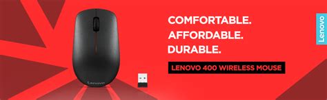 Amazon.in: Buy Lenovo 400 Wireless Mouse, 1200DPI Optical Sensor, 2 ...