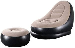 kinjas Inflatable Lounge Chair for Adults Foldable Air Couch Sofa ...