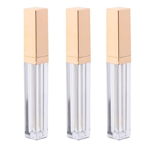 Java Trade 3Pcs 4ml Empty Lip Gloss Lipstick Tubes for Sle Refillable ...