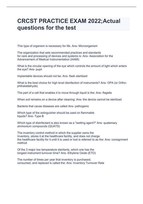 Crcst Practice Questions 的图像结果