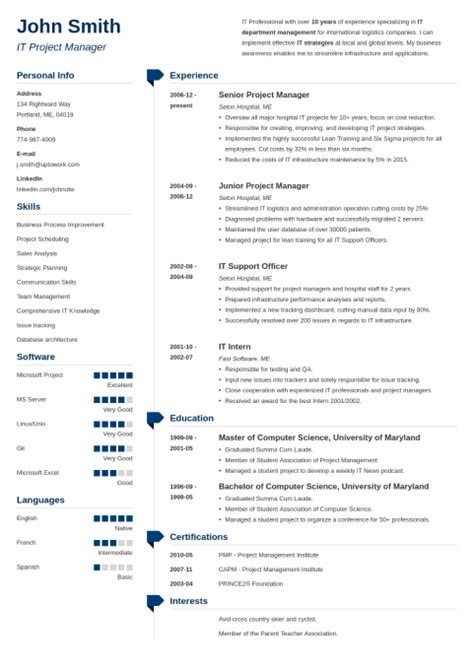 Image result for Resume Example through HTML