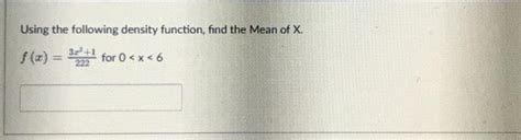 Image result for Mean Using Density Function