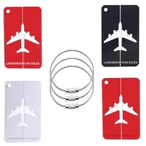 LAKSHMINARAYAN SALES Metal Luggage Tags Handle Wraps Baggage Tags for ...