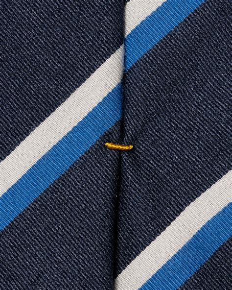 Striped Woven Silk Tie - Eton