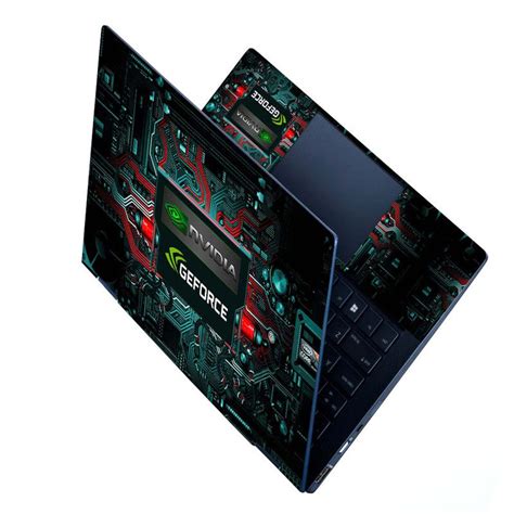 Full Panel Laptop Skin - Nvidia Geforce Circuit – SkinsLegend