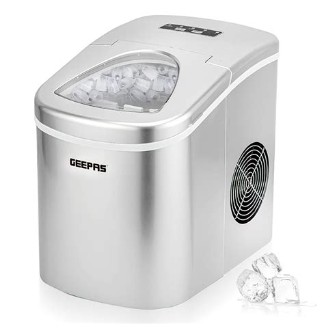Buy Geepas Ice Cube Maker, Two Sizes, Produces 12Kg In 24 Hours ...
