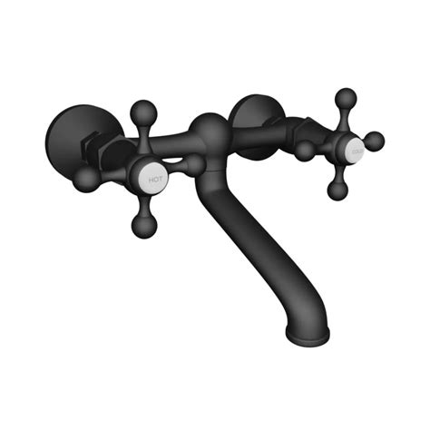 Jaquar 1 Way Wall Mixer Queen's QQT-BLM-7219 Normal Flow - Black Matt ...