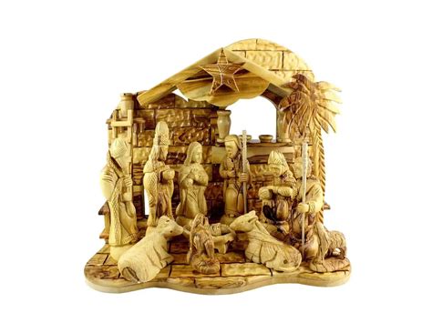 Nativity Sets Holy Land Olive Wood - Bethlehem Olive Wood Factory