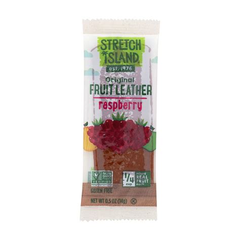 Stretch Island Fruit Leather Strip Ripened Raspberry, .5 Oz - Walmart.com