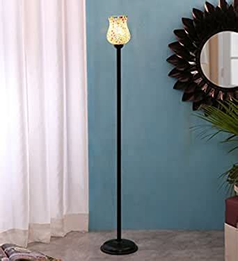 Devansh Mosaic Glass Floor Standing Lamp (Multicolour) F60 : Amazon.in ...