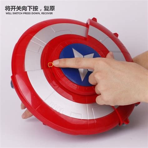Buy Marvel Captain America Electric Shield Kids Toy Gun Soft Bullet ...