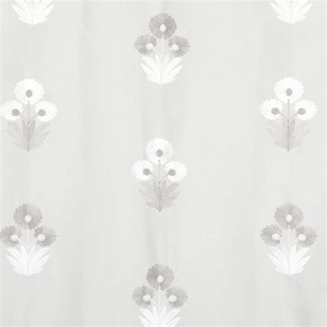 Buy Crystal Set of 2 Embroidered Sheer Window Curtains from Home Centre ...
