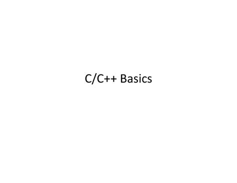 Basics CC++1 - Design/development of solutions: Design software ...