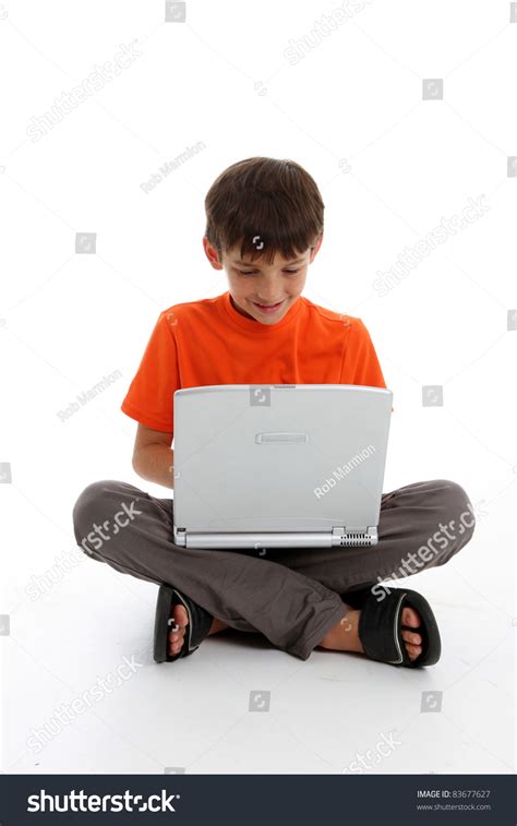 Boy Playing Computer Clip 的图像结果