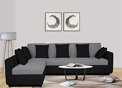 Adorn India Rio Decent L Shape 6 Seater Corner Sofa Set Left Side ...
