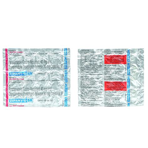 Zipant-D SR Capsule | Uses, Side Effects, Price | Apollo Pharmacy