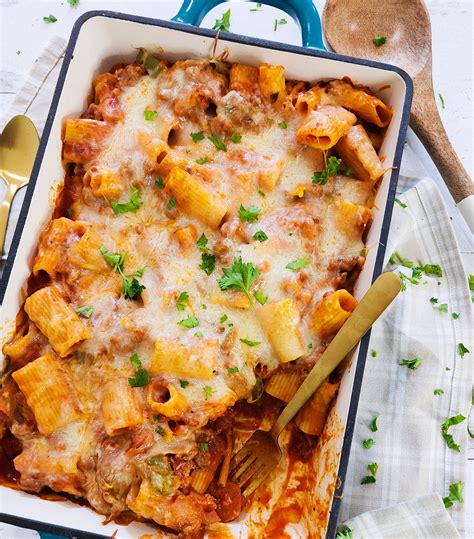 Cheesy Italian Sausage Pasta Bake - Beautiful Eats & Things