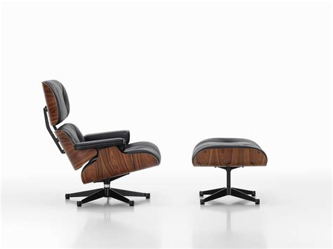 Vitra Eames Lounge Chair&Ottoman, new size, Santos palisander - Premium ...