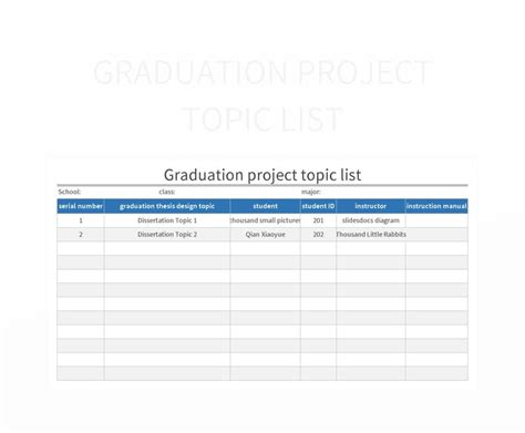 Image result for Examples of Topic Graduation