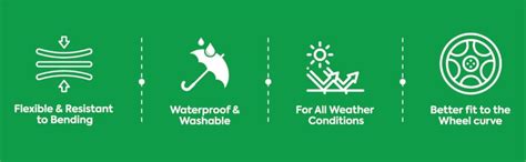 Printemporio 20 Pcs Reflecting Wheel Ring Sticker for Car, Bike and ...