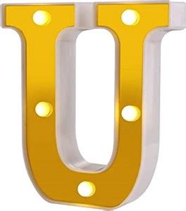 LEDOLUX Marquee Letter Lights Sign 26 Golden Alphabet Light Up LED for ...