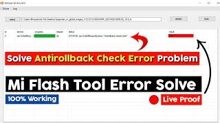 Image result for MI Flash Error Not Catch Checkpoint