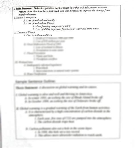 Image result for Topic Sentence Outline Example