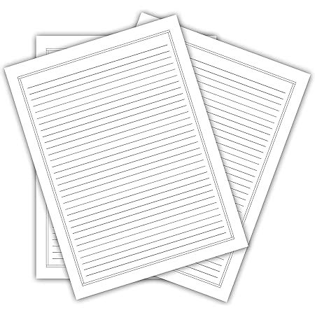 WAYTOBUY A4 60 Assignment Or Project 2 Line Black Border 70 GSM One ...