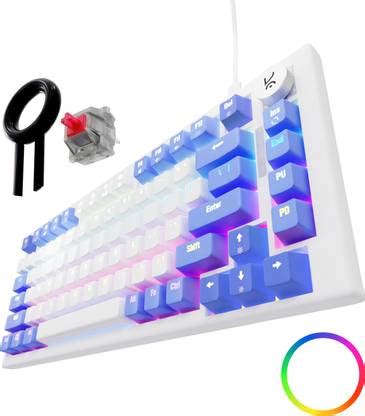 Kreo Hive RGB 75% Wired Mechanical Gaming Keyboard, Hot Swappable, Anti ...