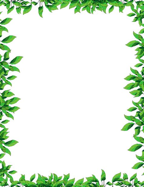 Plant Page Border