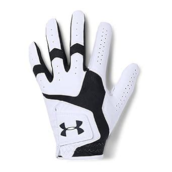 Under Armour Men's CoolSwitch Golf Glove, White (105)/Black, Left Hand ...