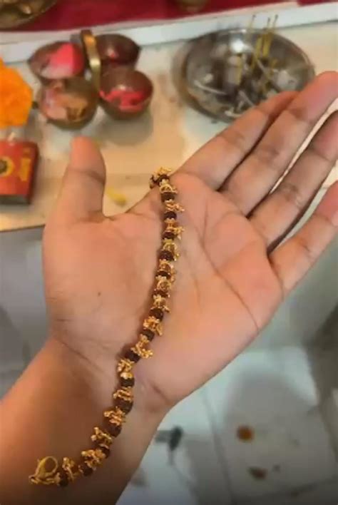 Gold Plated Modern + Elemental Rudraksha Bracelet Combo – Japam