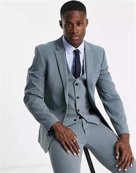 Dark Grey Wedding Suits for Men 的图像结果
