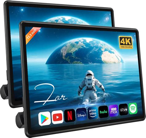 Amazon.com: 13.5" Car Headrest Monitor | Portable Car TV for Back Seat | Rear Seat Entertainment ...
