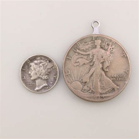 1942 US Silver Coins, 2 Items | Property Room