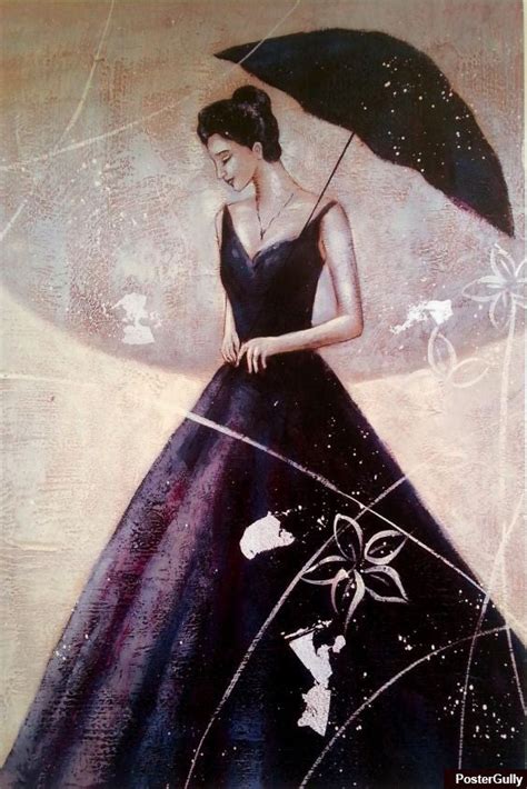 Affordable Indian Art Print in India | Umbrella Girl #2 Artwork ...