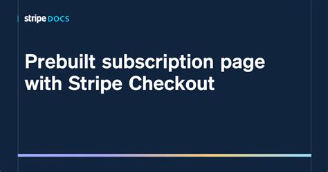 Image result for Stripe Subscription Tutorial