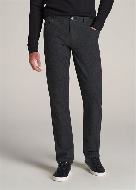 Stretch Flannel 5 Pocket Pants for Tall Men | American Tall