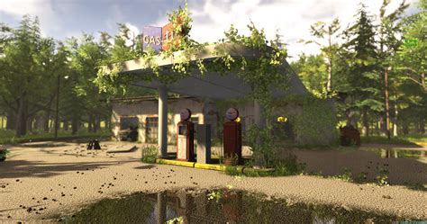 Forest Level in UE4 Tutorial Part 2 的图像结果